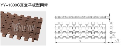 真空平板型网带