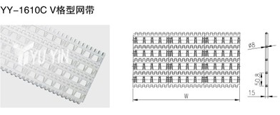 V格型网带