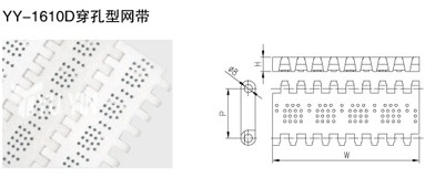 穿孔型网带