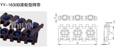 滚轮型网带